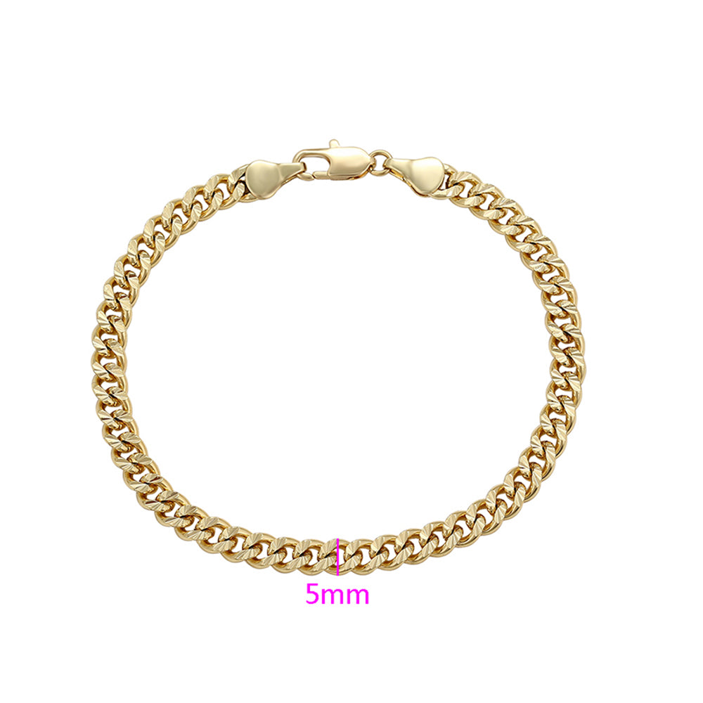 Bransoletka pozłacana 3 