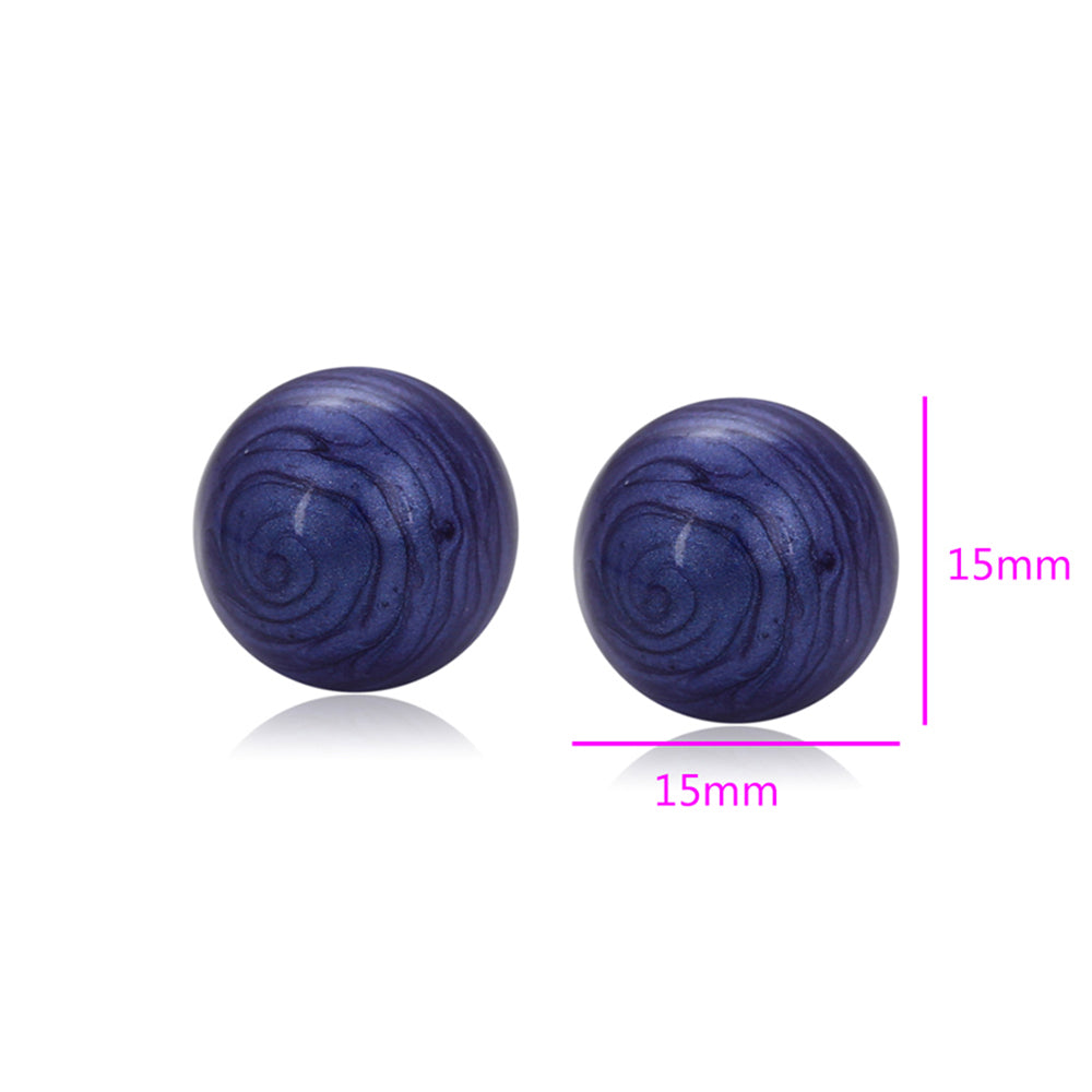 Amulet pozłacany z niebieskim kryształem emporia®