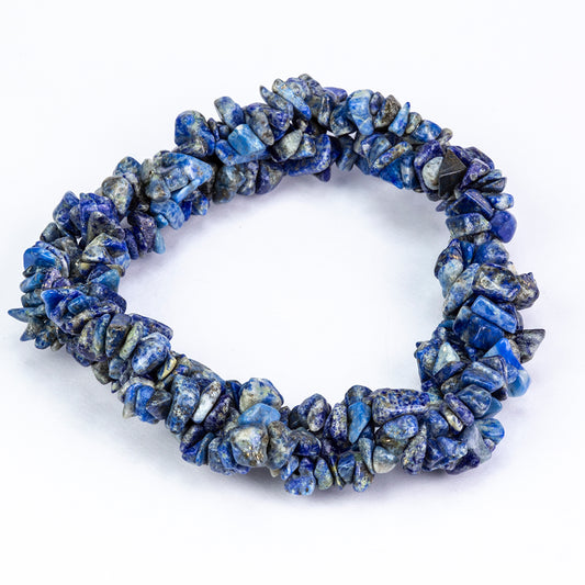 Bransoletka bryłka z lapis lazuli