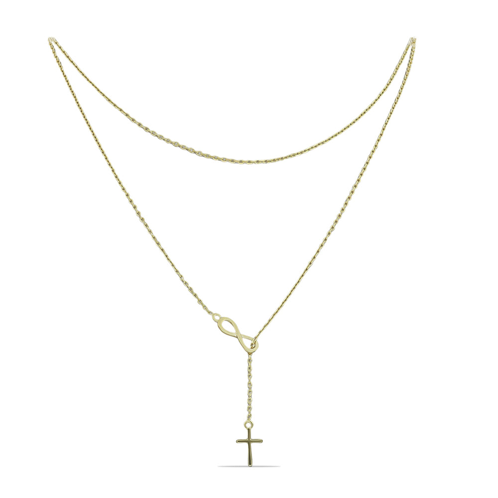 Łańcuszek srebrny pozłacany ( Naszyjnik ) 1 