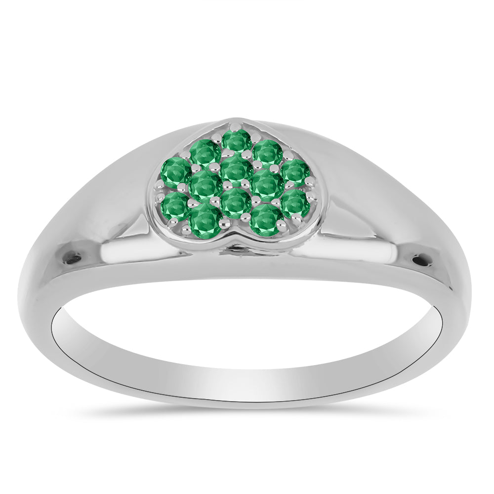 Pierścionek ze srebra próby 925 z naturalnym aleksandrytem 3 