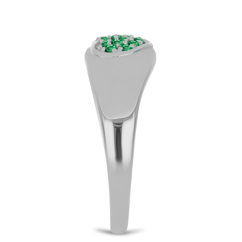 Pierścionek ze srebra próby 925 z naturalnym aleksandrytem 4 