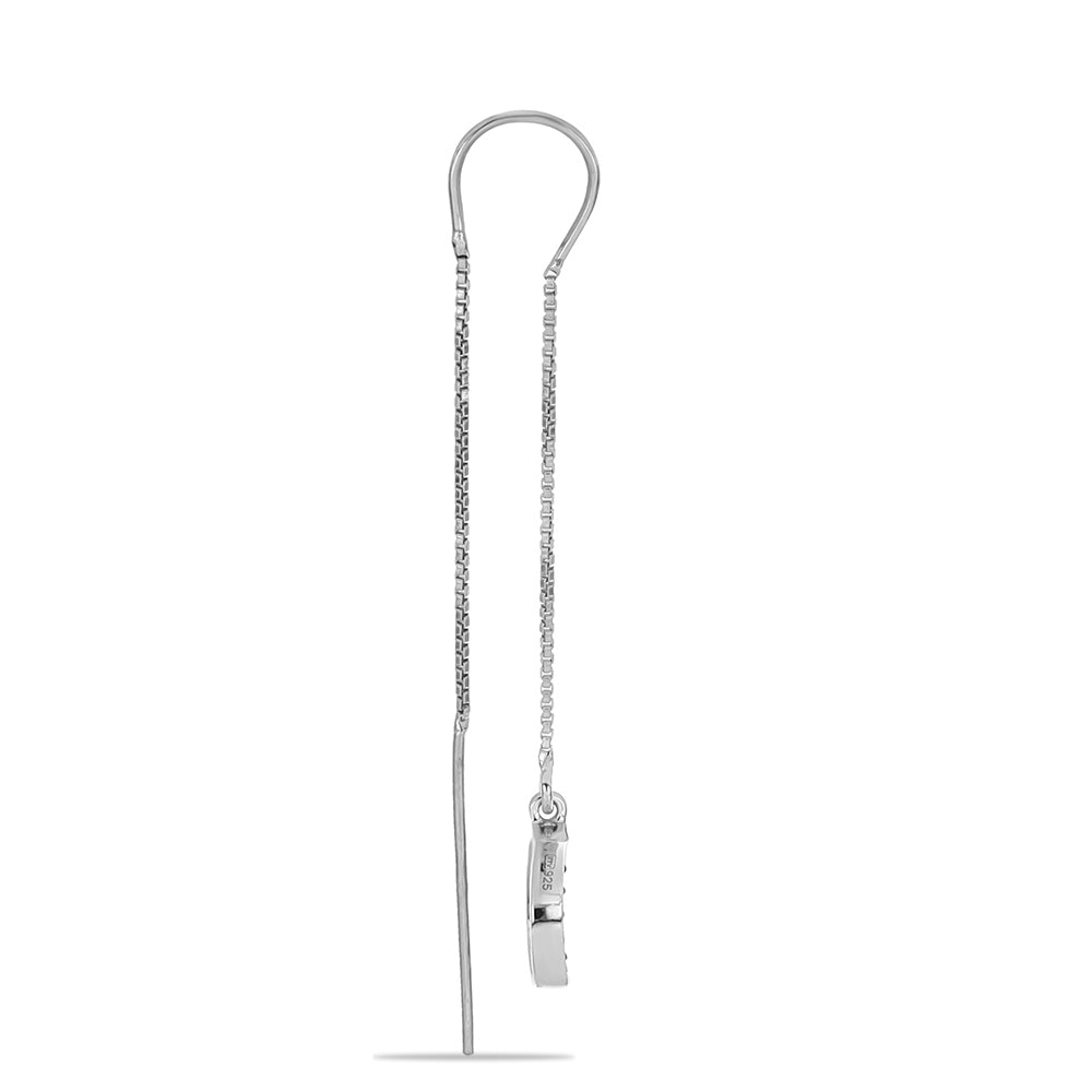 Kolczyki ze srebra próbe 925 z granatem