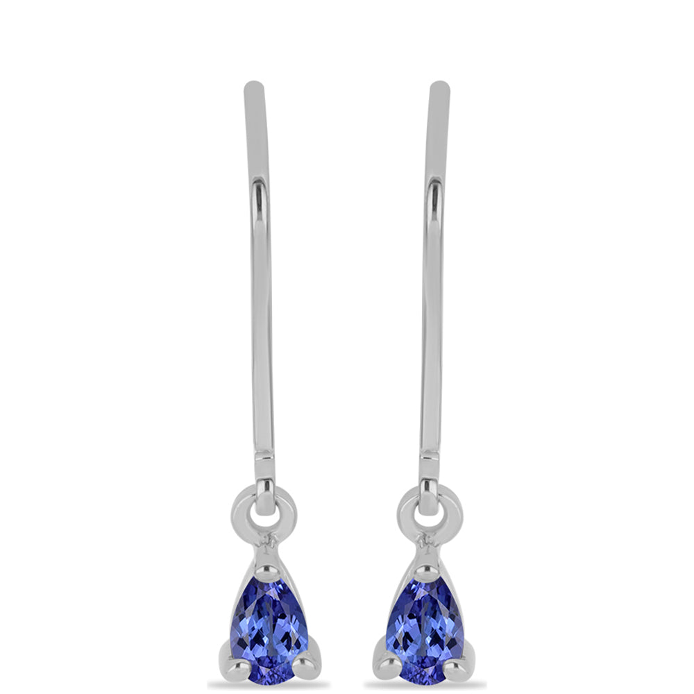 Kolczyki ze srebra próbe 925 z tanzanitem 1 