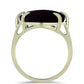 Pierścionek srebrny pozłacany z czarnym onyksem
