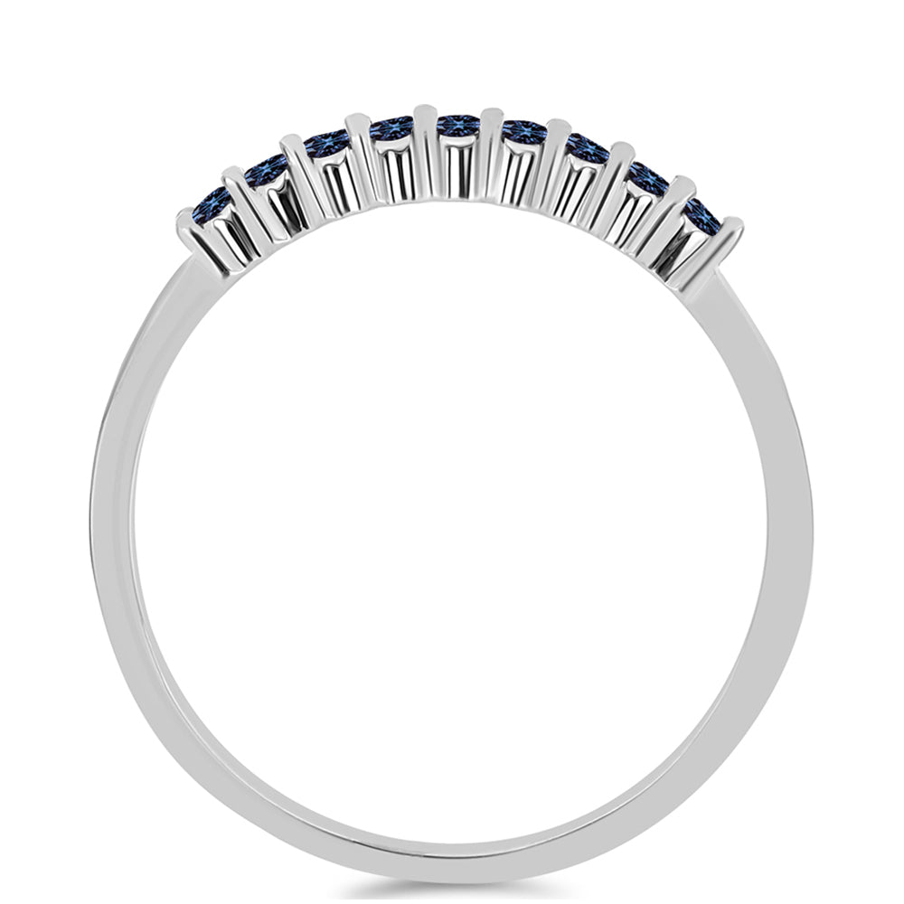 Pierścionek ze srebra próby 925 z "Purpurowym Imperialnym" mossanitem 3 