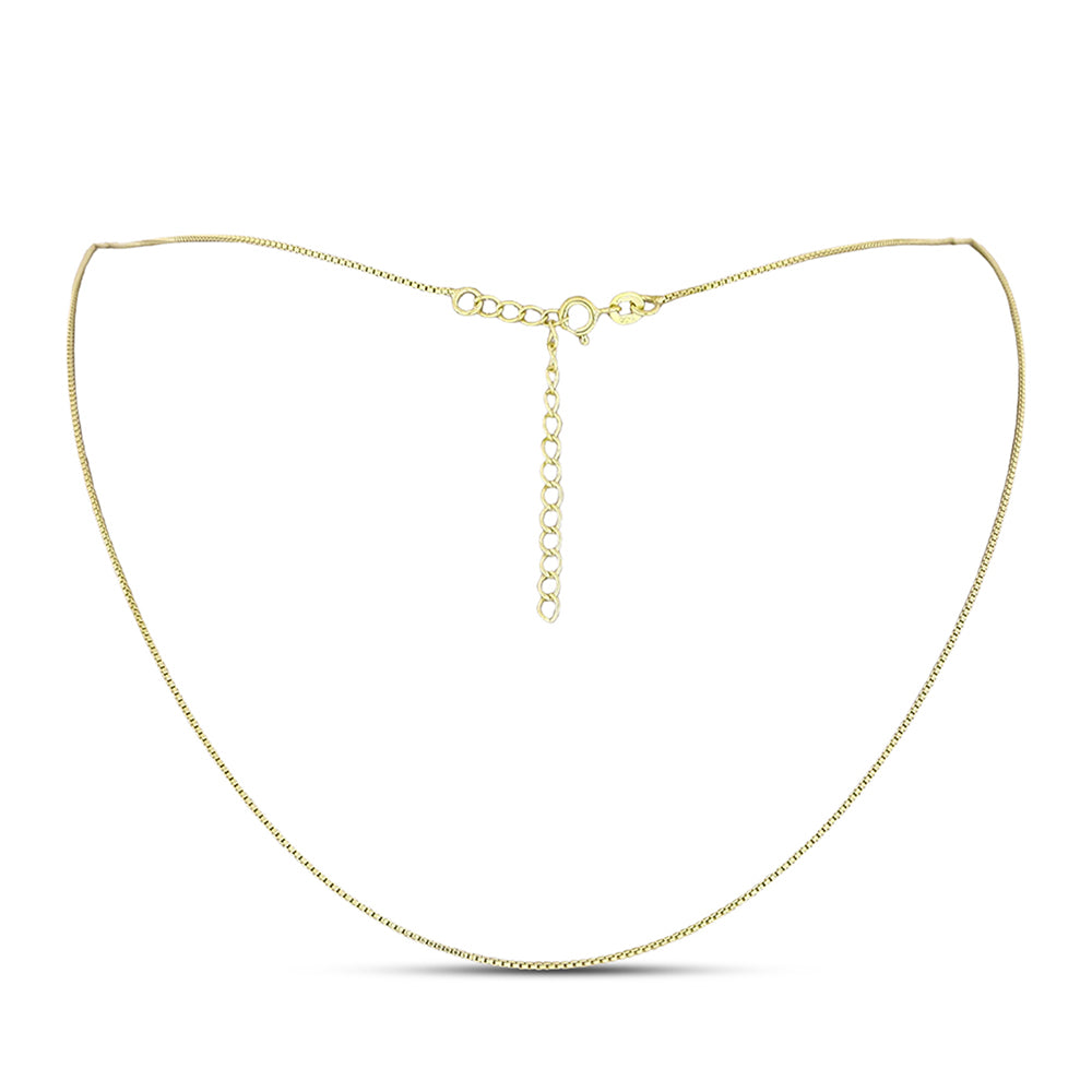 Łańcuszek srebrny pozłacany 1 