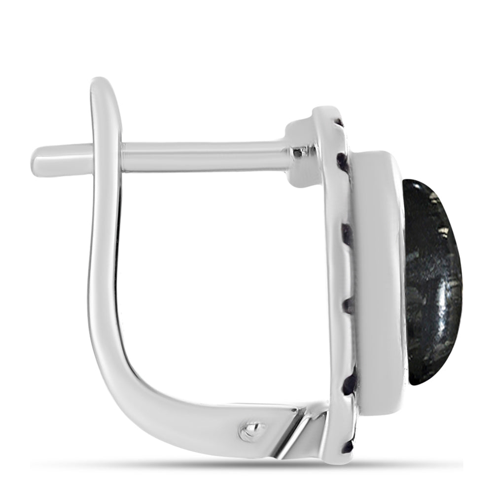 Kolczyki ze srebra próbe 925 z jaspisem