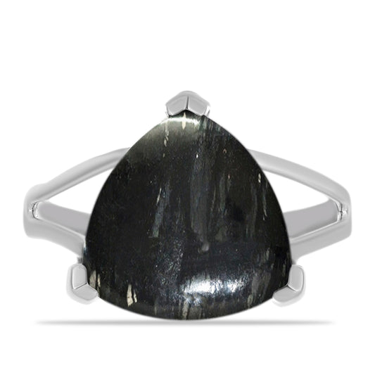 Pierścionek ze srebra próby 925 z jaspisem