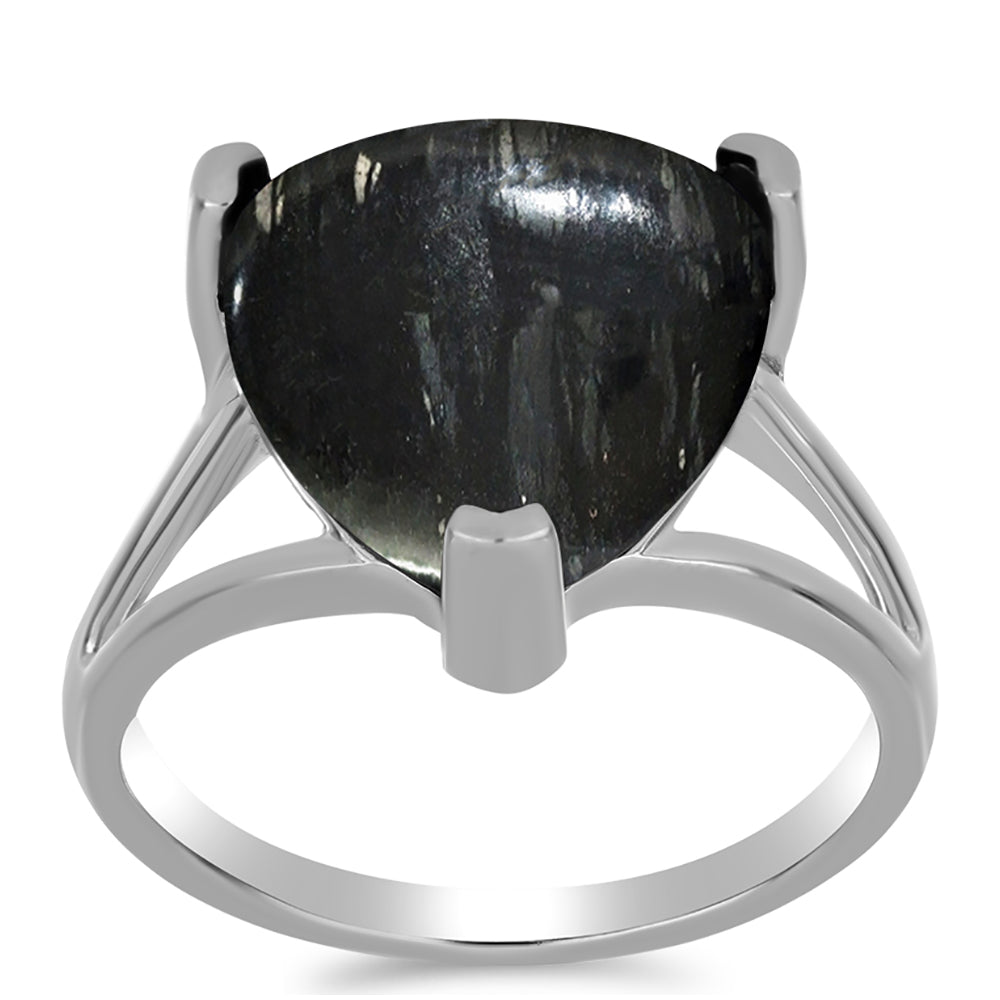 Pierścionek ze srebra próby 925 z jaspisem