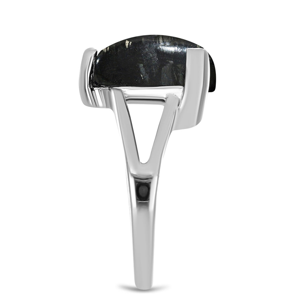 Pierścionek ze srebra próby 925 z jaspisem