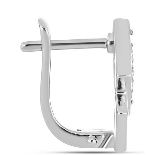 Kolczyki ze srebra próbe 925 z imperialnym żółtym topazem