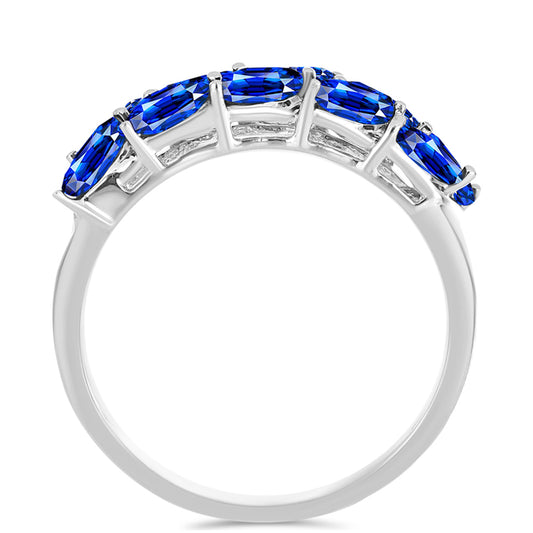 Pierścionek ze srebra próby 925 z australijskim niebieskim szafirem