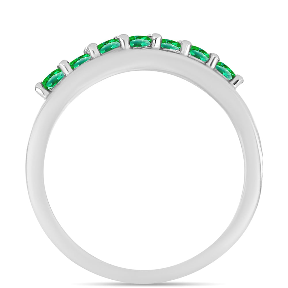 Pierścionek ze srebra próby 925 z Granatem Kijani 2 