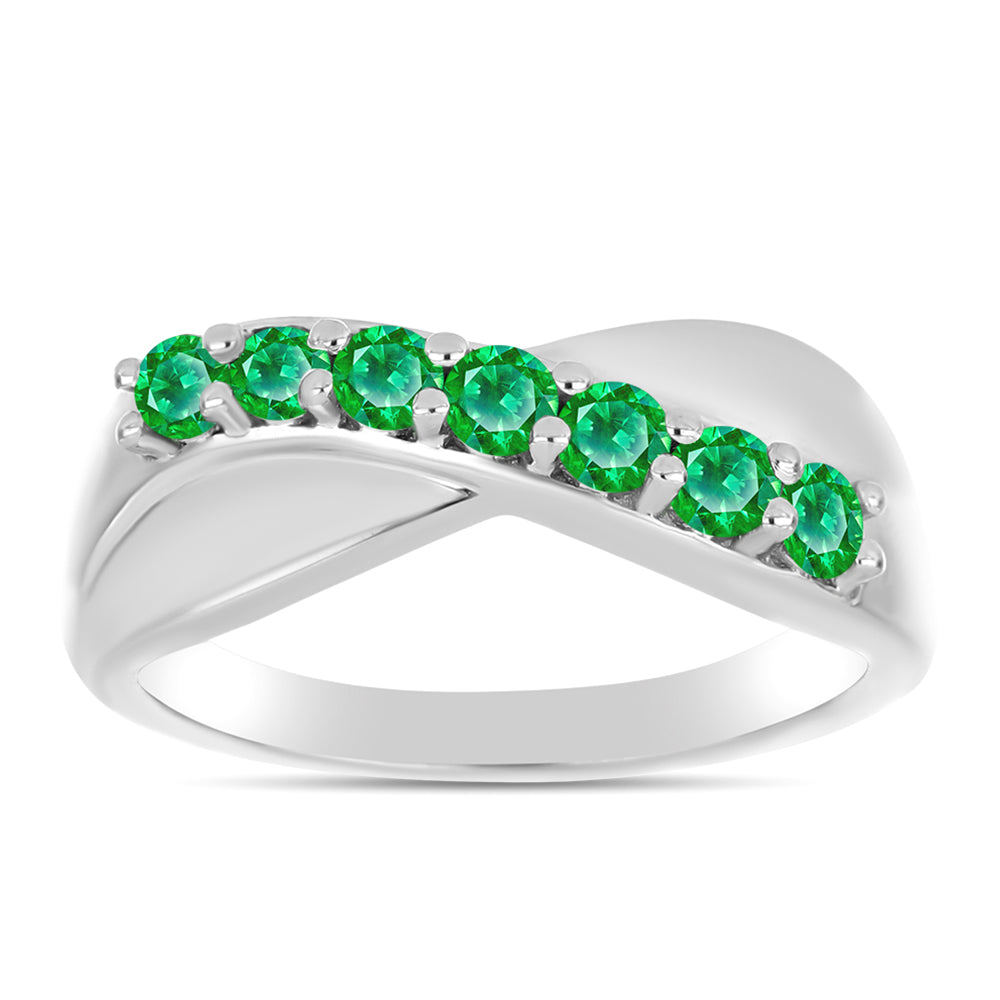 Pierścionek ze srebra próby 925 z Granatem Kijani 3 