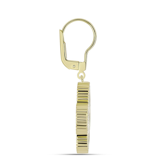 Kolczyki srebrne pozłacane z matką pereł