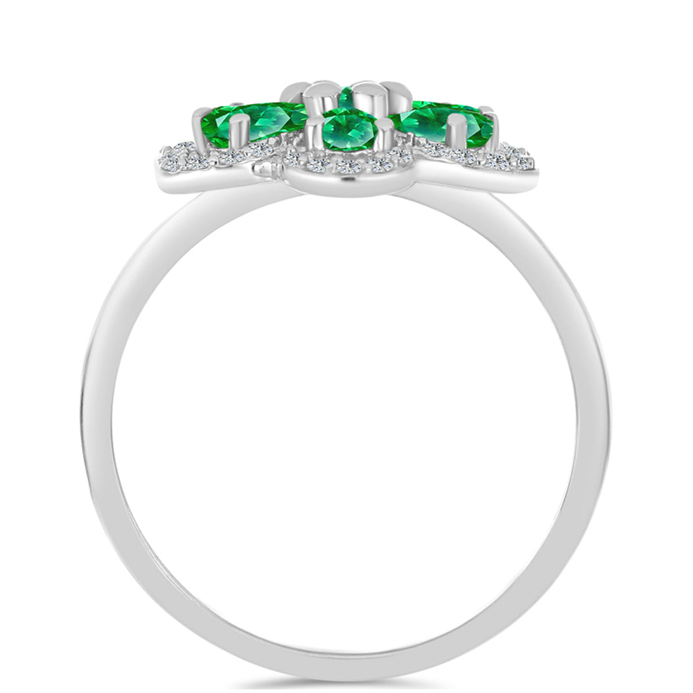 Pierścionek ze srebra próby 925 z Granatem Kijani 2 