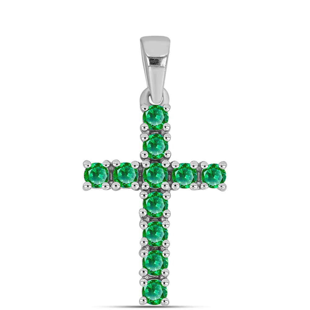 Zawieszka ze srebra próba 925 z Granatem Kijani