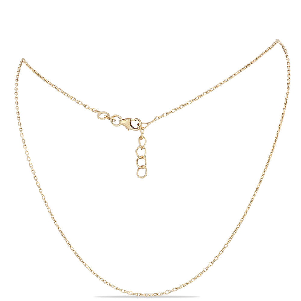 Łańcuszek srebrny pozłacany 1 