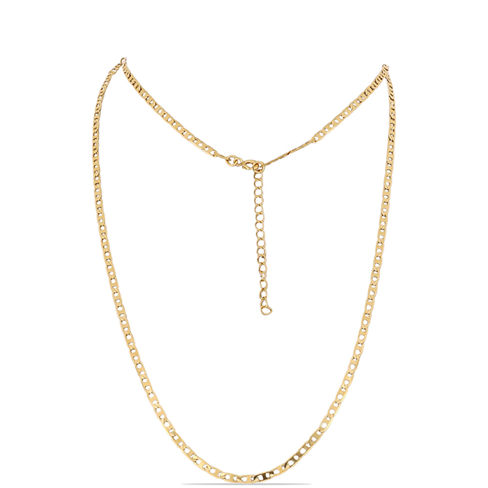 Łańcuszek srebrny pozłacany 1 