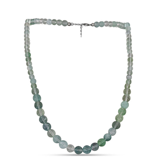 Naszyjnik ze srebra próby 925 z zielonym ametystem