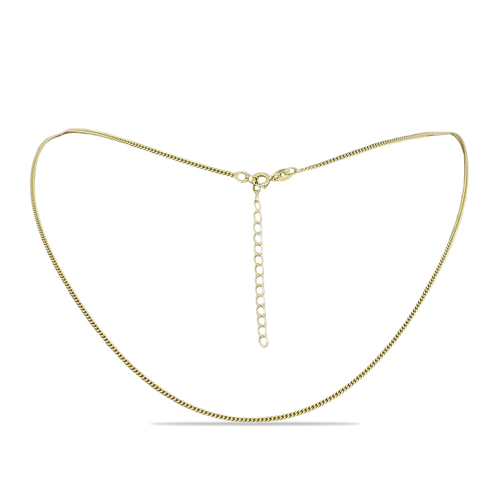 Łańcuszek srebrny pozłacany ( Naszyjnik ) 1 