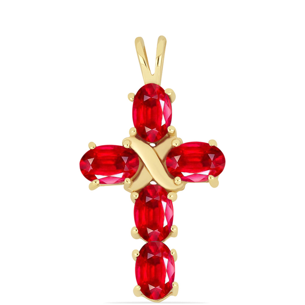 Zawieszka srebrna pozłacana z czerwonym agatem