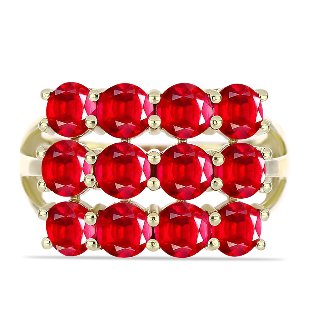 Pierścionek srebrny pozłacany z czerwonym agatem