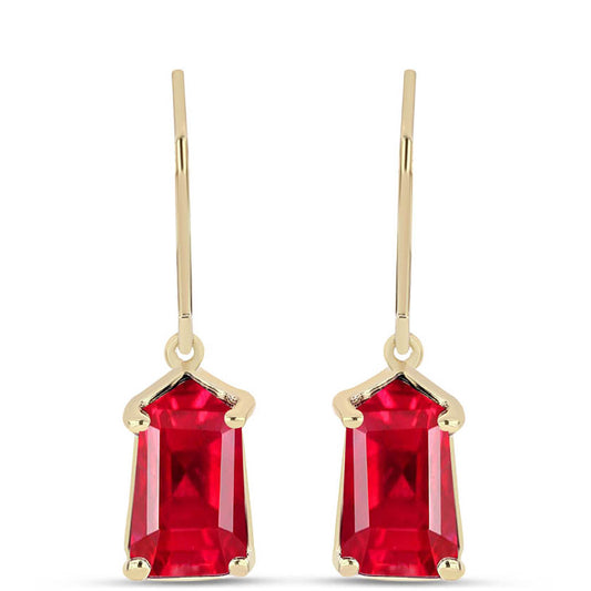 Kolczyki srebrne pozłacane z czerwonym agatem