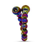 Pierścionek srebrny pozłacany z mistycznym zielonym hematytowym kwarcem