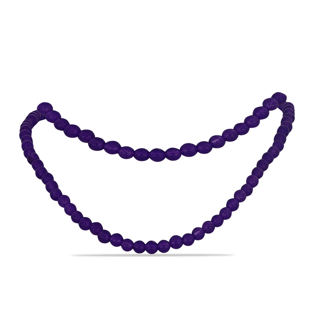 Naszyjnik bryłka z purpurowym agatem 1 
