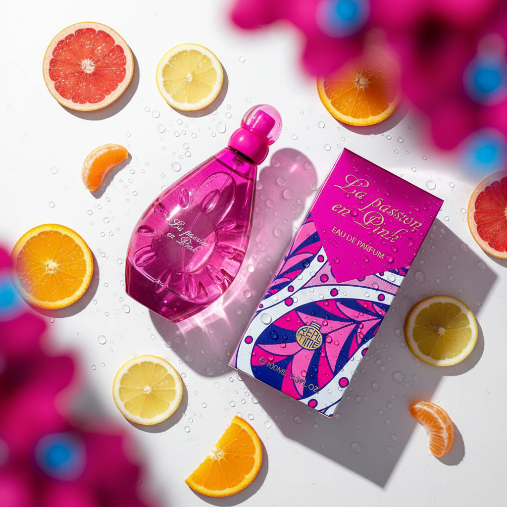 100 ml wody perfumowanej LA PASSION EN PINK kwiatowo-owocowy zapach dla kobiet 1 