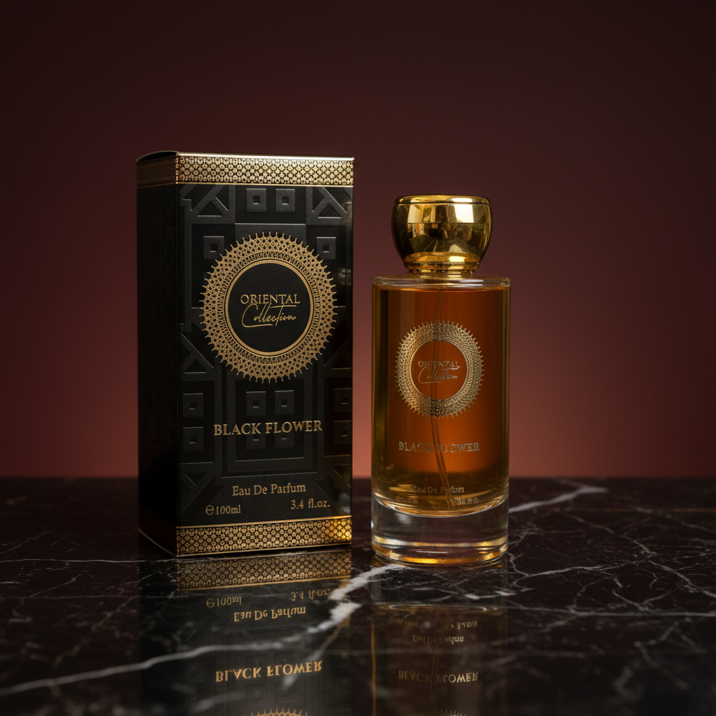 100 ml EDP BLACK FLOWER zmysłowy słodki ekscytujący zapach unisex