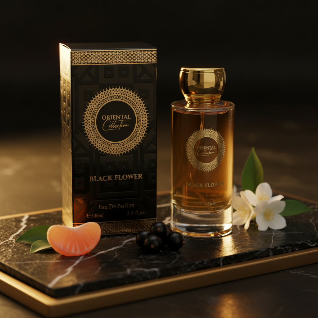 100 ml EDP BLACK FLOWER zmysłowy słodki ekscytujący zapach unisex