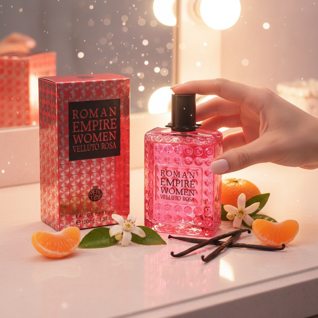 Woda perfumowana 100 ml „Roman Empire Velluto Rosa” – zapach orientalno-kwiatowy 5 