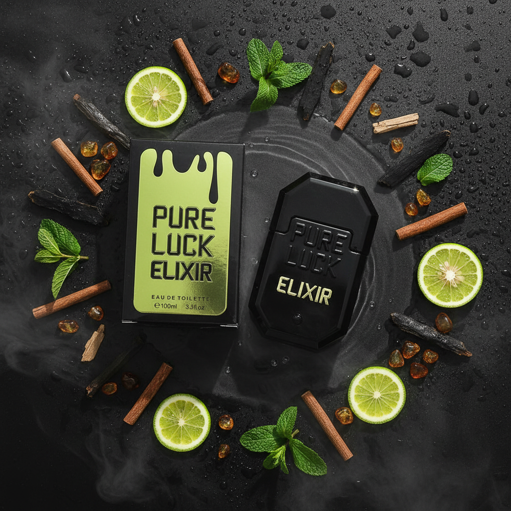 „Pure Luck Elixir” EDT 100ml– zapach drzewno-aromatyczny
