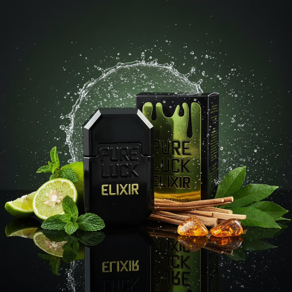 „Pure Luck Elixir” EDT 100ml– zapach drzewno-aromatyczny