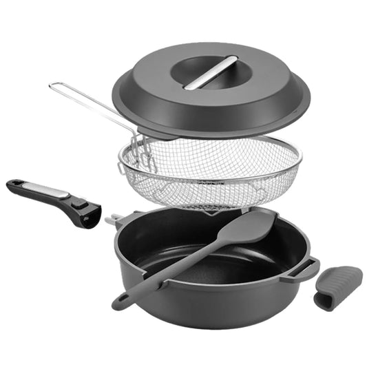 Wielofunkcyjna patelnia ceramiczna Omni Pan – ciemnoszara