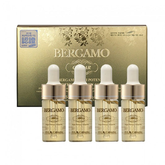 BERGAMO Luksusowa ampułka z kawiorem o wysokiej mocy (Zestaw 4 sztuk) ,13ml x 4