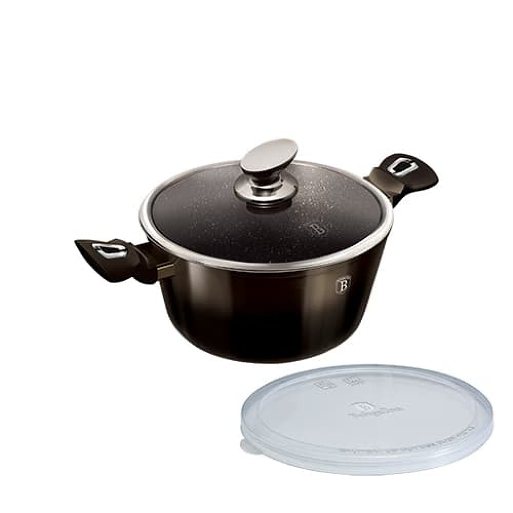 Berlinger Haus Metallic Line Shiny Black Edition Zapiekanka z pokrywką (4,1 L) 1 