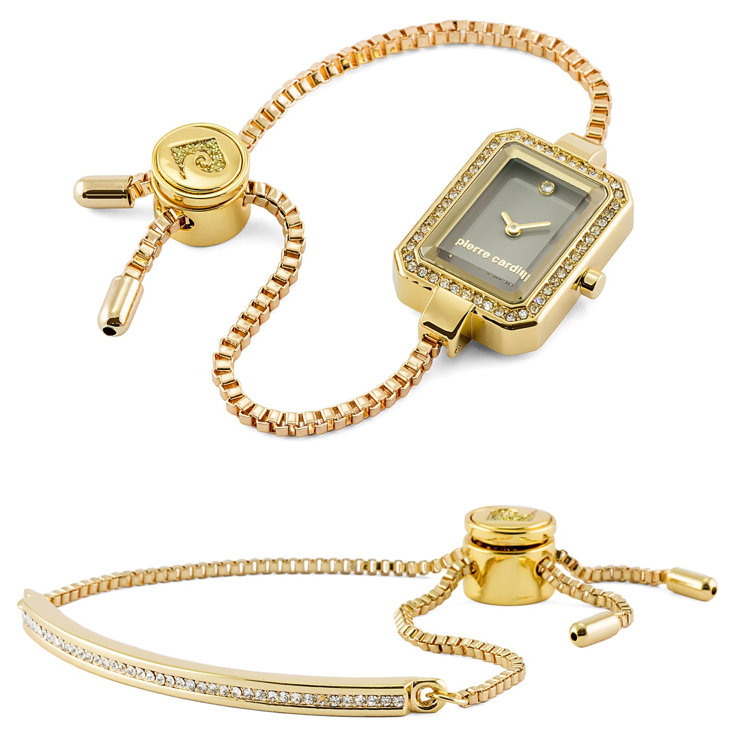 2-częściowy zestaw Pierre Cardin (zegarek, bransoletka)