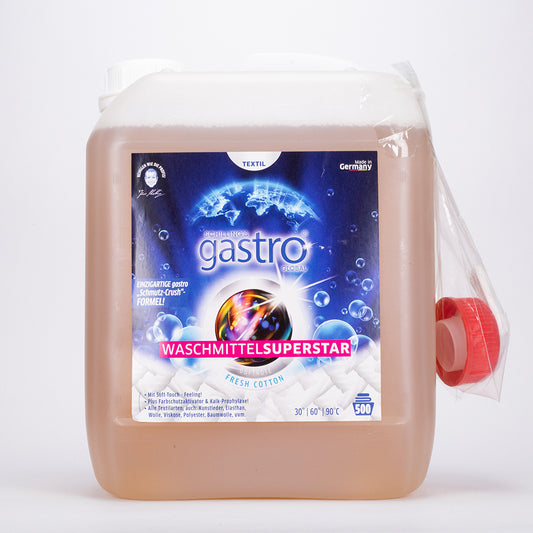 Uniwersalny detergent w płynie o pojemności 5000 ml o zapachu świeżej bawełny