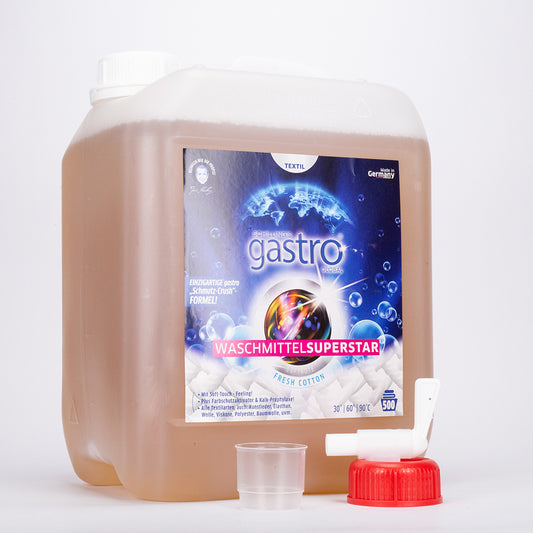 Uniwersalny detergent w płynie o pojemności 5000 ml o zapachu świeżej bawełny