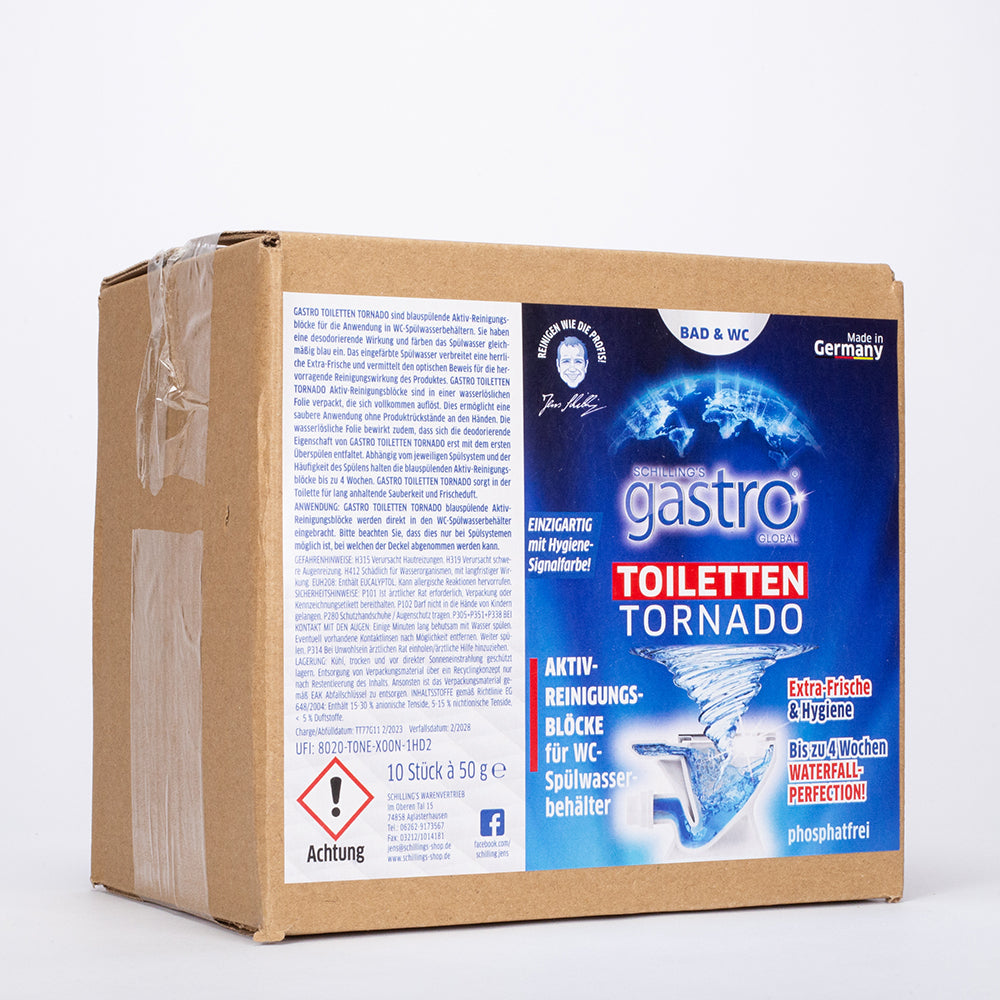 Gastro Toilet Tornado tabletki do czyszczenia odpływów, 10 szt