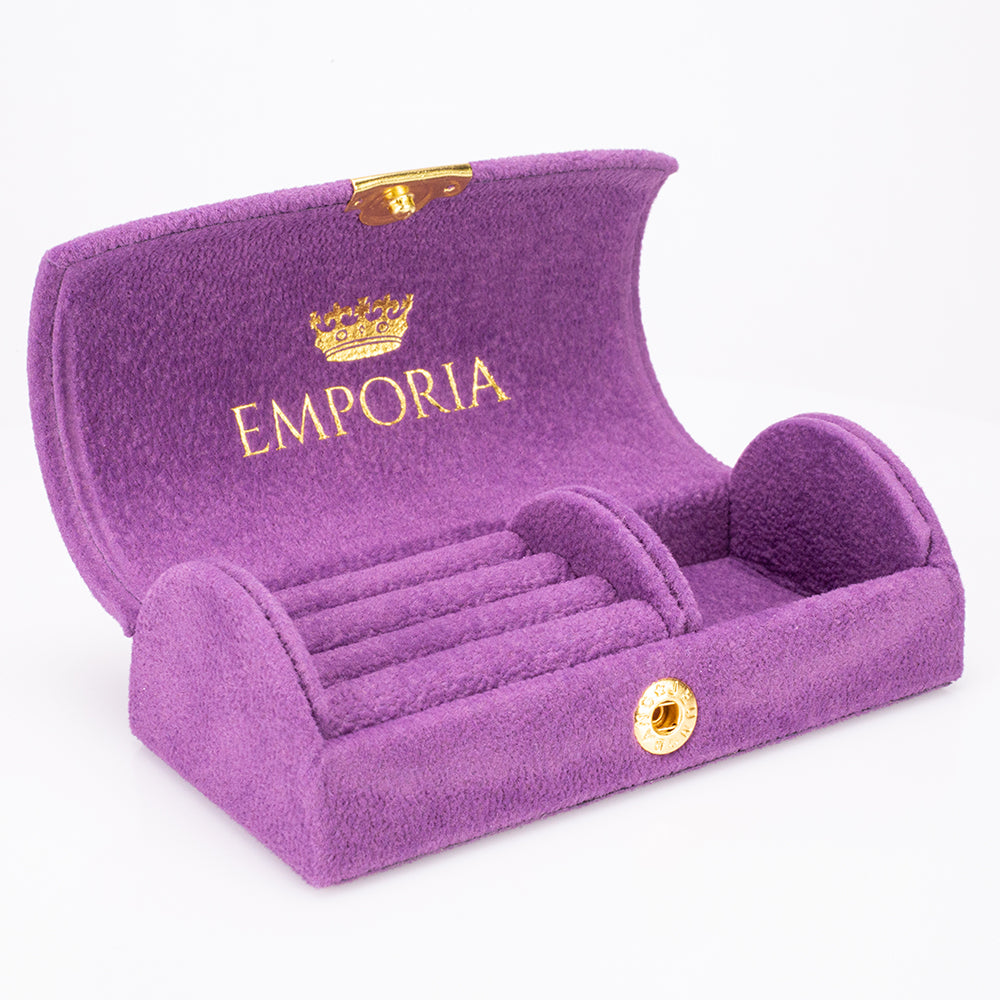 Szkatułka na biżuterię Emporia, liliowa