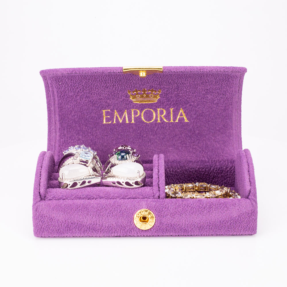 Szkatułka na biżuterię Emporia, liliowa