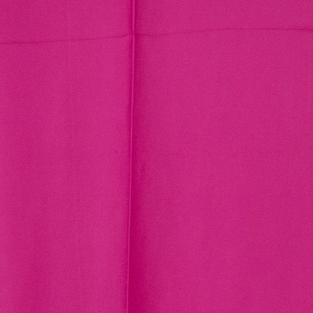 100% jedwabny szal, 90 cm x 180 cm, gładka fuksja różowa