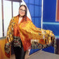 100% jedwabny szal, 90 cm x 180 cm, Klimt - Pocałunek