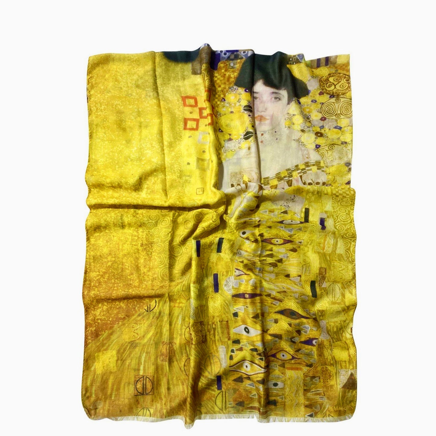 Bawełniany szal, 70 cm x 180 cm, Klimt - Portret Adele