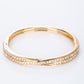 Excellanc gift set, ladies, watch, bracelet, bangle, gold-colored